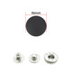 15mm S Spring Press Studs With Silver Back Snaps With OR Without Hand Tool